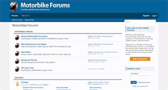 Desktop Screenshot of motorbike-forums.com