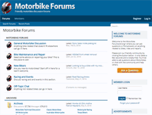 Tablet Screenshot of motorbike-forums.com